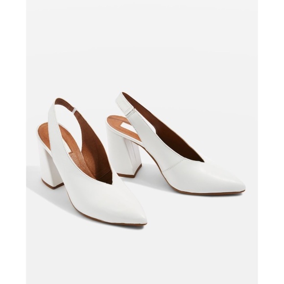 topshop leopard slingback